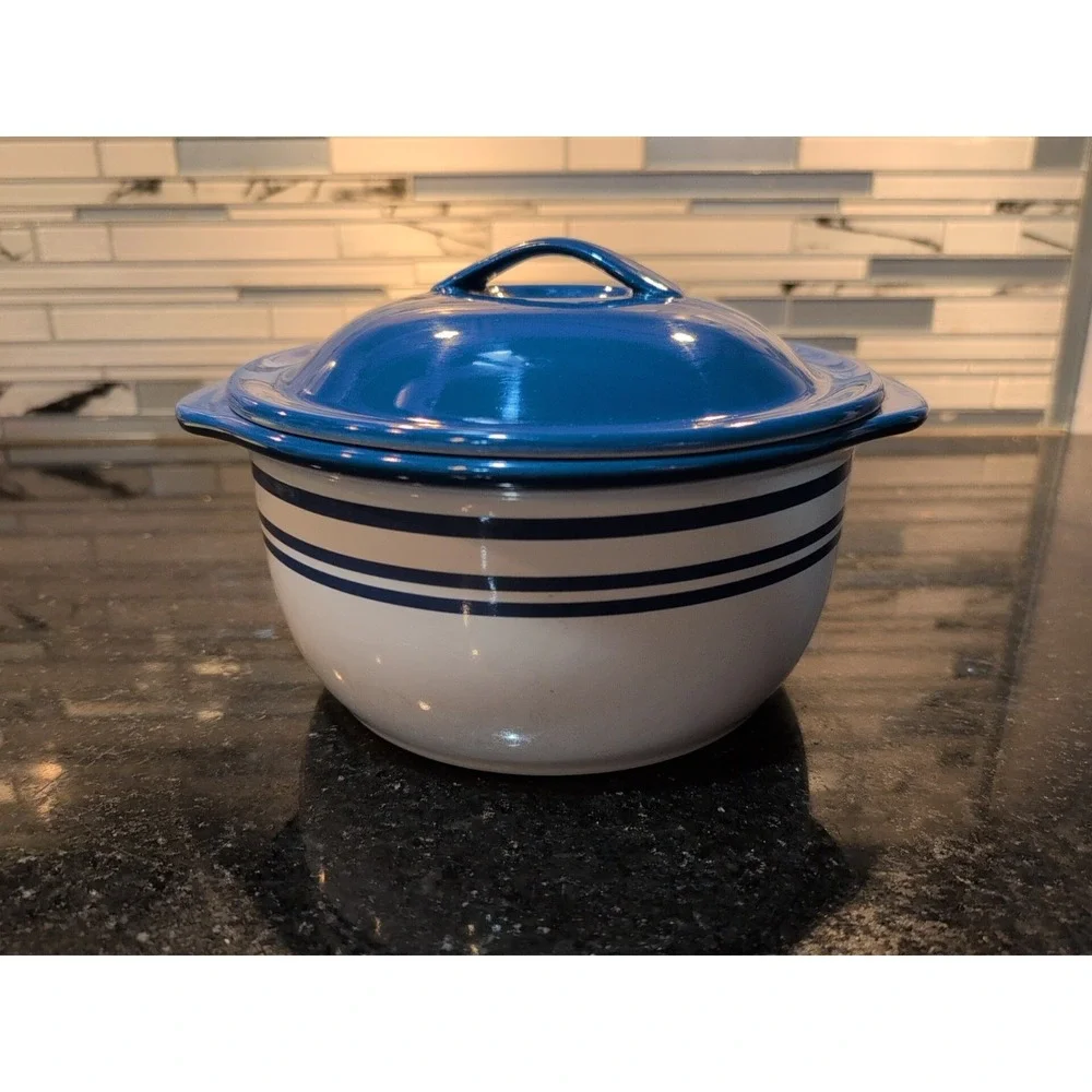 Corelle Coordinates Classic Cafe Blue 1.5qt‎ Covered Casserole Baking Dish LID